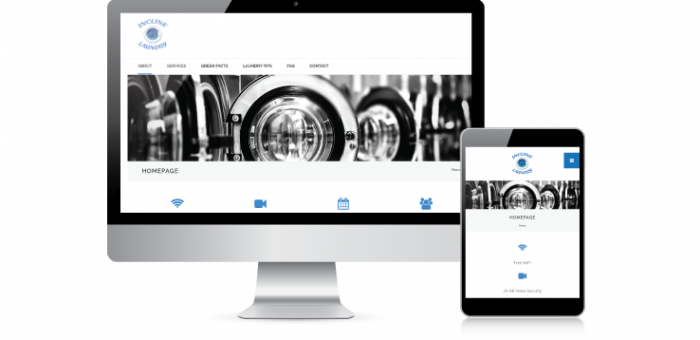 Incline laundry Website design